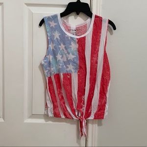 American Flag Tank Top